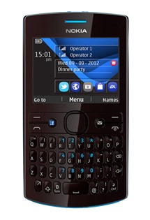 Nokia Asha 205 Dual-SIM Cyan / Dark Rose