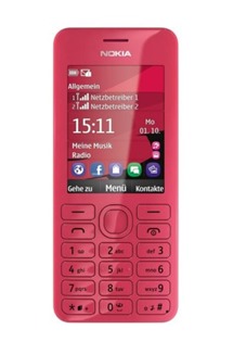 Nokia Asha 206 Dual-SIM Magenta