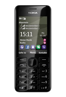 Nokia Asha 206 Dual-SIM Black