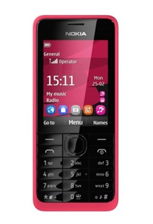 Nokia 301 Magenta