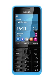 Nokia 301 Cyan