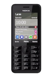 Nokia 301 Dual-SIM Black