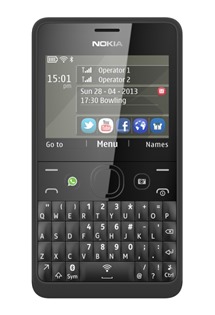 Nokia Asha 210 Dual-SIM Black