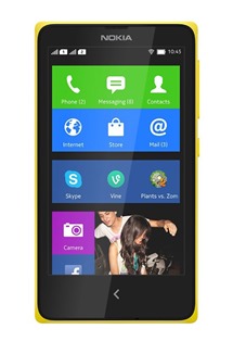 Nokia X Dual-SIM Yellow