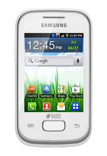 Samsung S5302 Galaxy Pocket Duos White (GT-S5302ZWAETL)