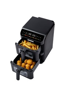 TESLA AirCook DualZone Q670 XXL horkovzdu�n� frit�za �ern�