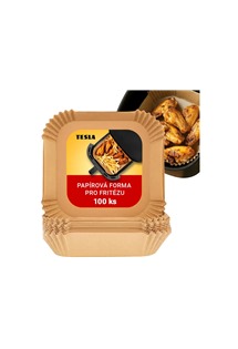 TESLA AirCook QB2055 pap�rov� forma pro horkovzdu�nou frit�zu 16 x16 cm (100 ks)