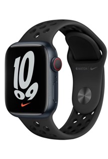 Apple Watch Series 7 Cellular Nike Edition 41mm Midnight/Anthracite + Black