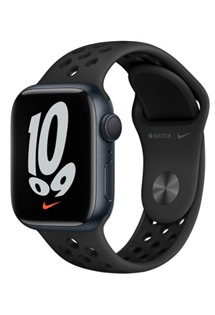 Apple Watch Series 7 Nike Edition 45mm Midnight/Anthracite + Black