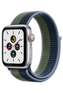Apple Watch SE Cellular 40mm Silver/Abyss Blue + Moss Green Loop