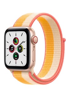 Apple Watch SE Cellular 44mm Gold/Maize + White Loop