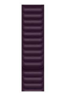 Apple 45mm M/L kožený řemínek pro Apple Watch fialový (Dark Cherry)