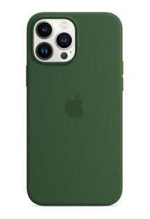 Apple silikonový kryt s MagSafe na Apple iPhone 13 Pro Max jetelově zelená (Clover)