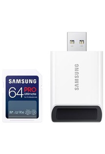 Samsung PRO Ultimate SDXC 64GB + USB adaptr