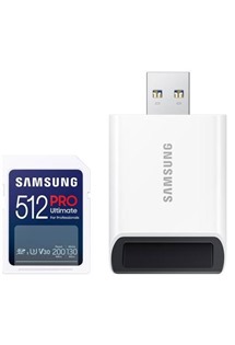 Samsung PRO Ultimate SDXC 512GB + USB adaptr