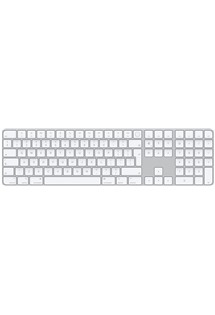 Apple Magic Keyboard klávesnice pro Mac s Touch ID a numerikou US bílá / stříbrná