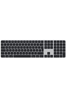 Apple Magic Keyboard klávesnice pro Mac s Touch ID a numerikou CZ černá / stříbrná