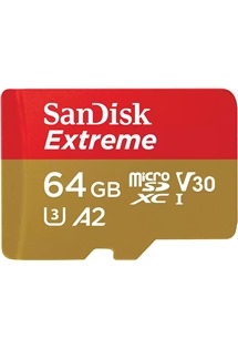 SanDisk Extreme microSDXC 64GB 160MB/s + SD adaptér (SDSQXA2-064G-GN6AA)