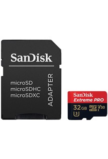 SanDisk Extreme Pro microSDHC 32GB 100MB/s + SD adaptér (SDSQXCG-032G-GN6MA)