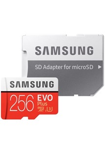 Samsung EVO+ microSDXC 256GB Class 10 + SD adaptér (MB-MC256HA/EU)