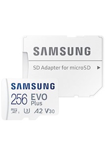 Samsung EVO+ microSDXC 256GB + SD adaptér (MB-MC256KA / EU)