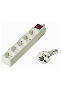 PremiumCord prodluovac kabel 7m, 5x zsuvka bl