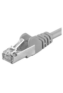 Premiumcord CAT6a S-FTP 20m šedý síťový kabel