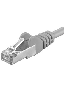 Premiumcord CAT6a S-FTP 1,5m šedý síťový kabel