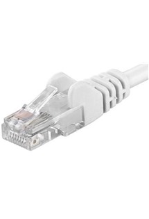 PremiumCord CAT5e UTP 7m bílý síťový kabel