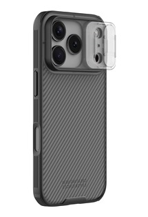 Nillkin CamShield Pro zadn� kryt s krytkou kamery pro Apple iPhone 17 Pro �ed�/�ern�