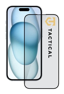Tactical Glass Shield tvrzené sklo pro Apple iPhone 15 Full Frame černé