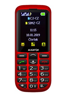 Aligator A700 Senior Red + nabjec stojnek