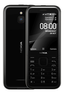 Nokia 8000 4G Dual SIM Black