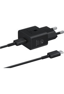 Samsung 25W nabíječka USB-C s kabelem černá (EP-T2510XBEGEU)
