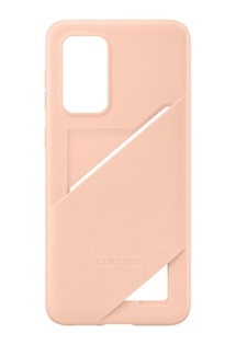 Samsung texturovaný kryt s kapsou na kartu pro Samsung Galaxy A33 5G růžový (EF-OA336TPEGWW)