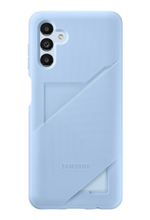 Samsung texturovaný kryt s kapsou na kartu pro Samsung Galaxy A13 5G bleděmodrý (EF-OA136TLEGWW)