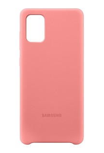 Samsung silikonový zadní kryt pro Samsung Galaxy A71 růžový (	EF-PA715TP)