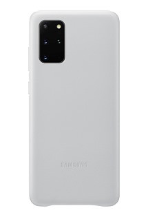 Samsung kožený kryt pro Samsung Galaxy S20+ stříbrný (EF-VG985LSEGEU)