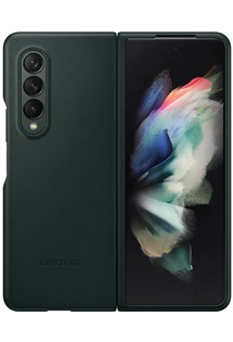 Samsung kožený zadní kryt pro Samsung Galaxy Z Fold3 5G zelený (EF-VF926LGEGWW)