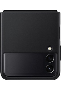Samsung kožený zadní kryt pro Samsung Galaxy Z Flip3 5G černý (EF-VF711LBEGWW)