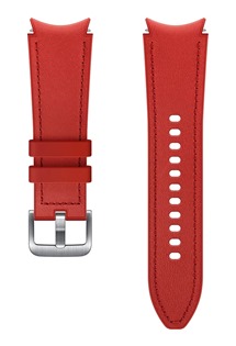 Samsung polokožený řemínek pro Samsung Galaxy Watch4 (velikost S/M) červený (ET-SHR88SREGEU)