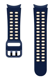 Samsung Extreme Sport Band sportovní řemínek s dírkami 20mm Quick Release pro smartwatch modrý (ET-SXR86SNEGEU) S / M