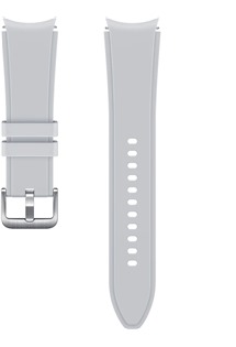 Samsung Ridge Sport Band sportovní řemínek s rýhováním 20mm Quick Release pro smartwatch stříbrný (ET-SFR89LSEGEU) M / L