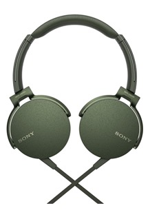 SONY MDR-XB550AP EXTRA  BASS náhlavní sluchátka zelená