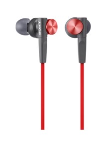 SONY MDR-XB50AP sluchátka červená