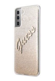 Guess Vintage Gradient zadní kryt pro Samsung Galaxy S21+ zlatý (GUHCS21MPCUGLSGO)