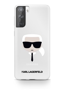 Karl Lagerfeld Head zadní kryt pro Samsung Galaxy S21+ čirý (KLHCS21MKTR)