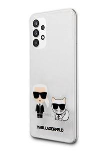 Karl Lagerfeld Karl & Choupette zadní kryt pro Samsung Galaxy A32 čirý (KLHCA32CKTR)