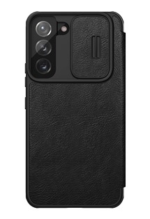 Nillkin Qin Book Pro flipové pouzdro s krytkou kamery pro Samsung Galaxy S22+ černé