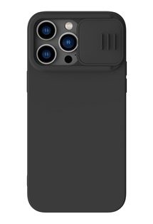 Nillkin CamShield Silky zadní silikonový kryt s krytkou kamery pro Apple iPhone 14 Pro černý